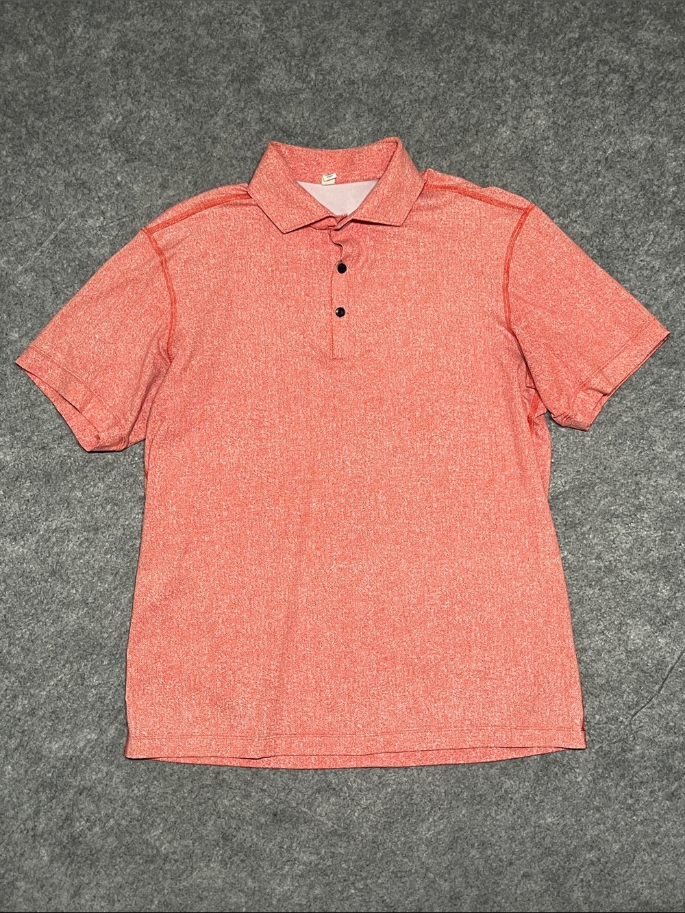 lululemon athletica Men's Heathered Coral Polo